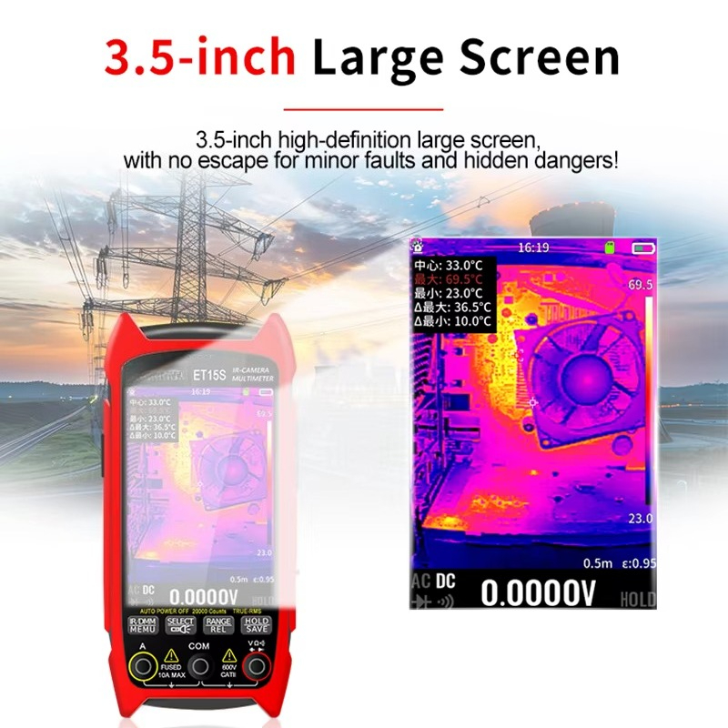 Multimeter dengan Kamera Terma - Thermal Imaging Camera Pcb Repair ulasan dan harga