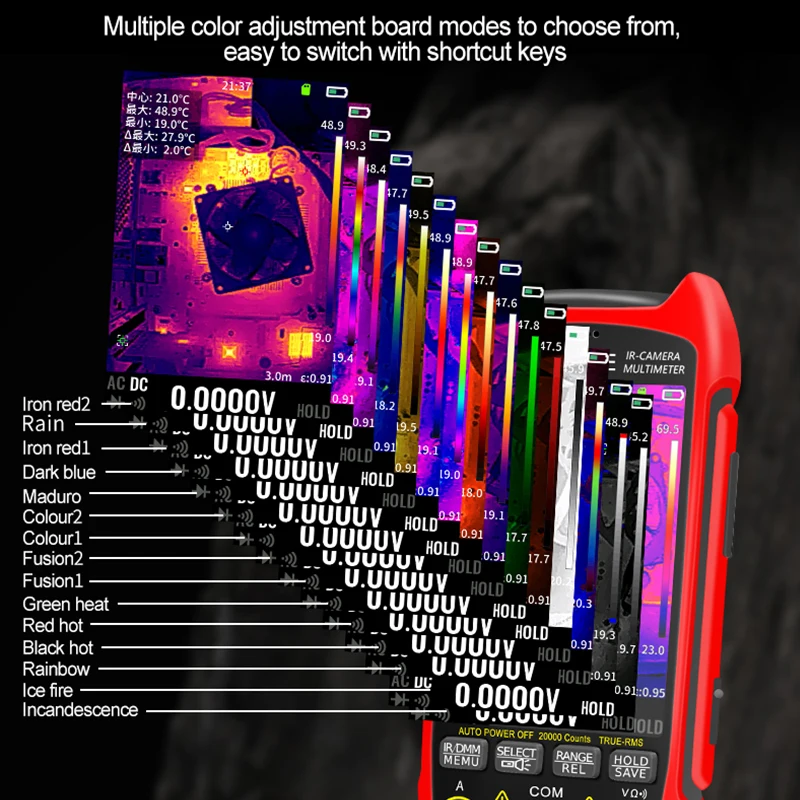 Multimeter dengan Kamera Terma - Thermal Imaging Camera Pcb Repair ulasan dan harga